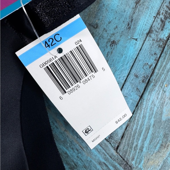 Olga by Warners Underwire Black Bra Size 42C NWT Brand New - Picture 5 of 8